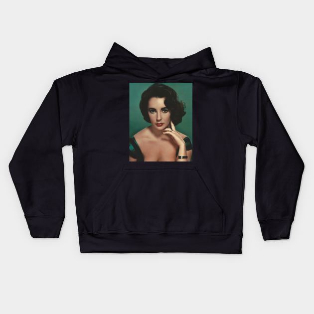 Elizabeth Taylor Kids Hoodie by KOTFILMS